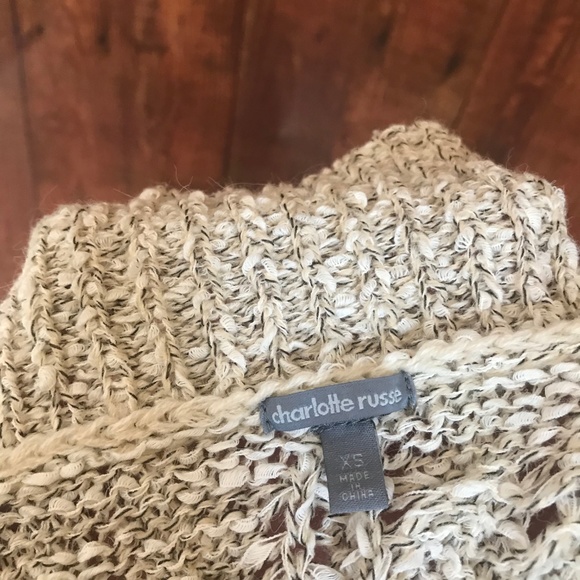 Charlotte Russe Soft Cream Open Cardigan - Picture 6 of 6